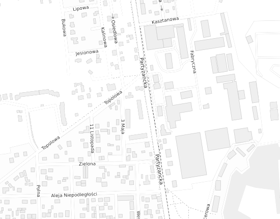 Mapa z adresem organizacji