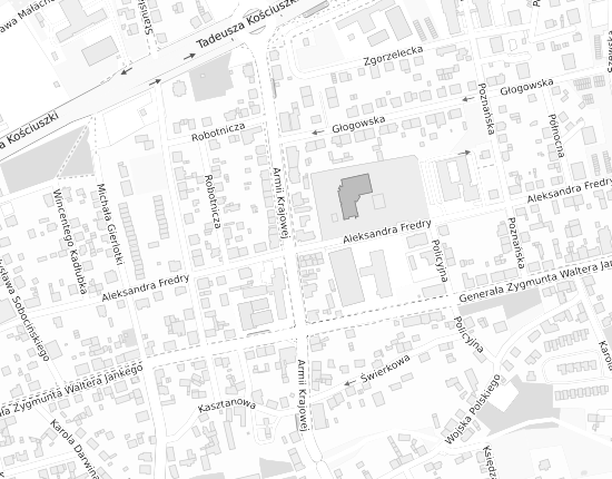 Mapa z adresem organizacji