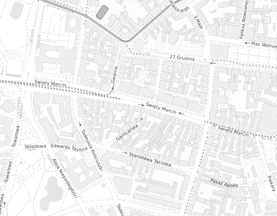 Mapa z adresem organizacji