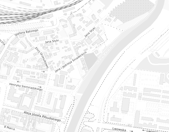 Mapa z adresem organizacji