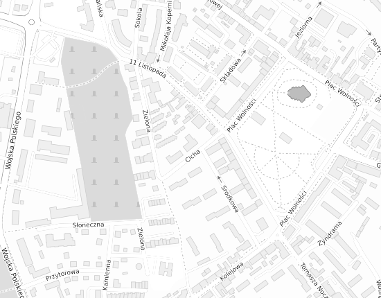 Mapa z adresem organizacji