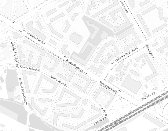 Mapa z adresem organizacji