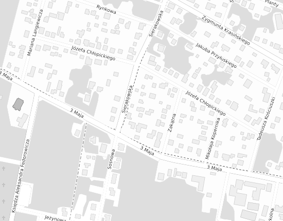 Mapa z adresem organizacji