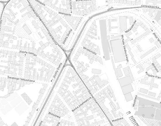 Mapa z adresem organizacji