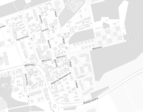 Mapa z adresem organizacji