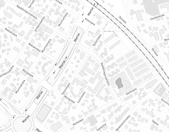 Mapa z adresem organizacji
