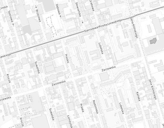 Mapa z adresem organizacji