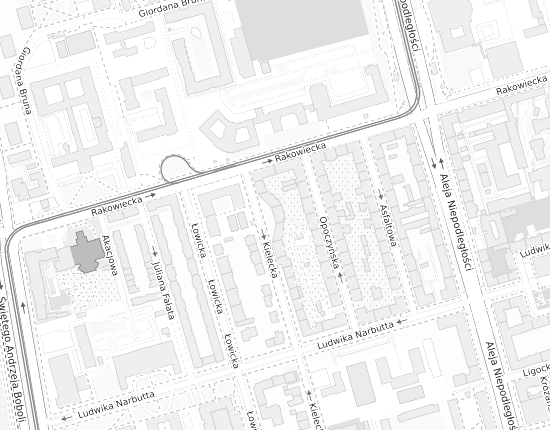 Mapa z adresem organizacji
