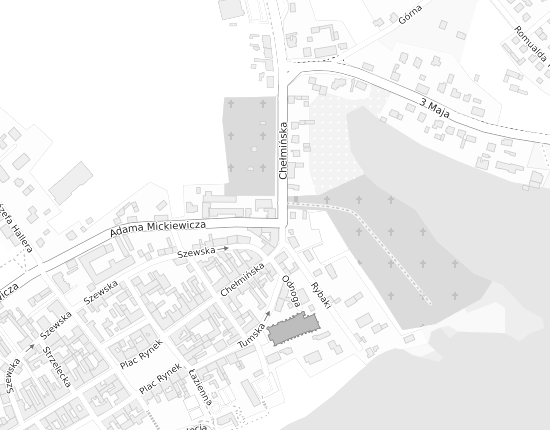 Mapa z adresem organizacji