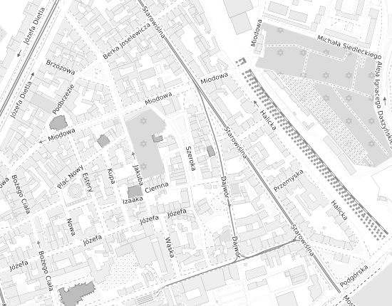 Mapa z adresem organizacji