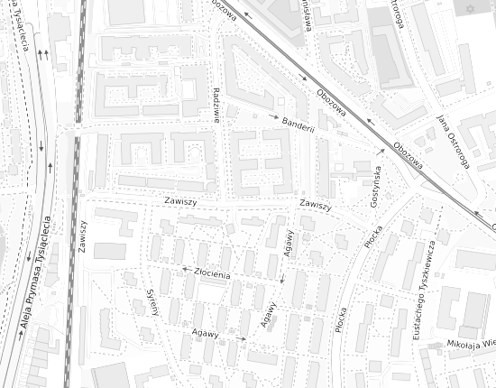 Mapa z adresem organizacji