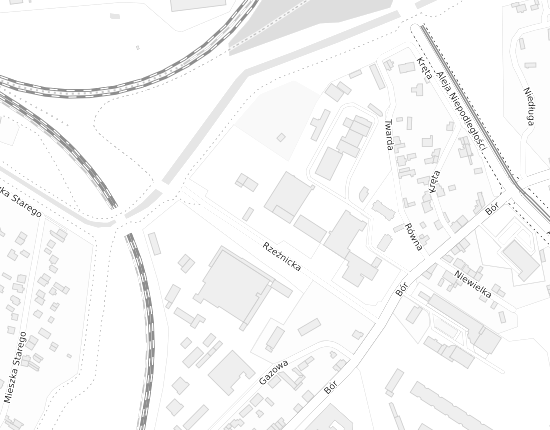 Mapa z adresem organizacji