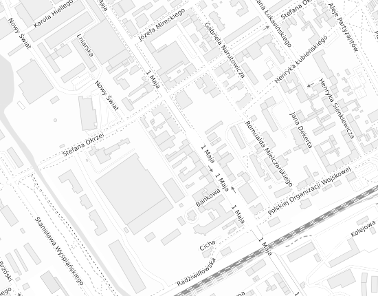 Mapa z adresem organizacji