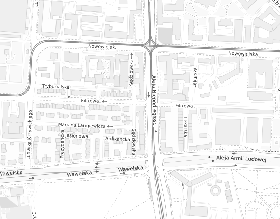 Mapa z adresem organizacji