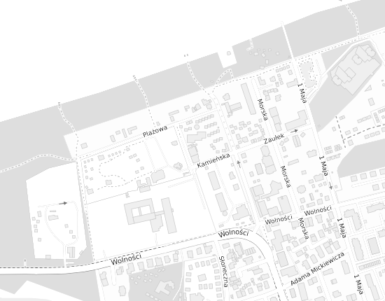 Mapa z adresem organizacji