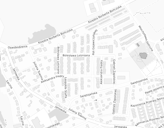 Mapa z adresem organizacji
