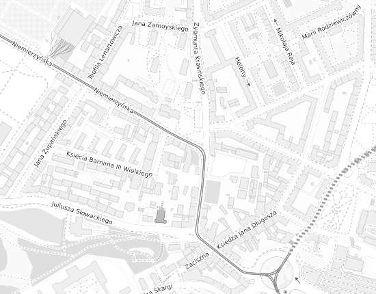 Mapa z adresem organizacji