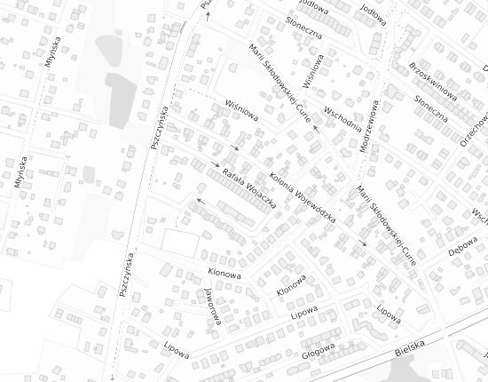 Mapa z adresem organizacji