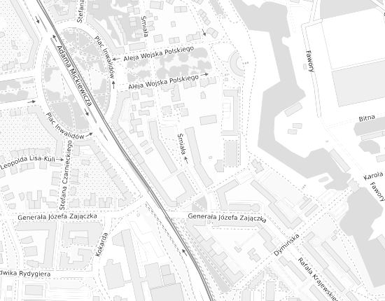 Mapa z adresem organizacji