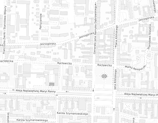 Mapa z adresem organizacji