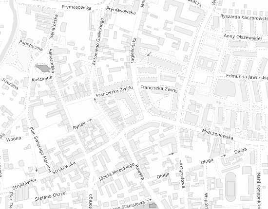 Mapa z adresem organizacji