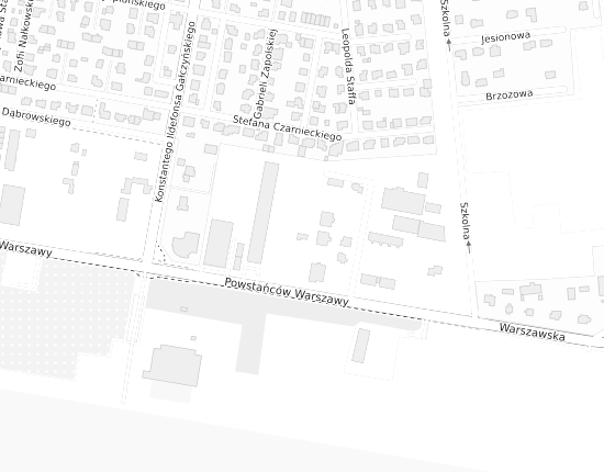 Mapa z adresem organizacji