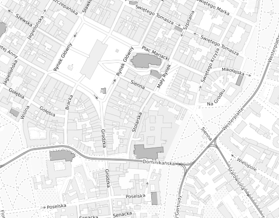 Mapa z adresem organizacji