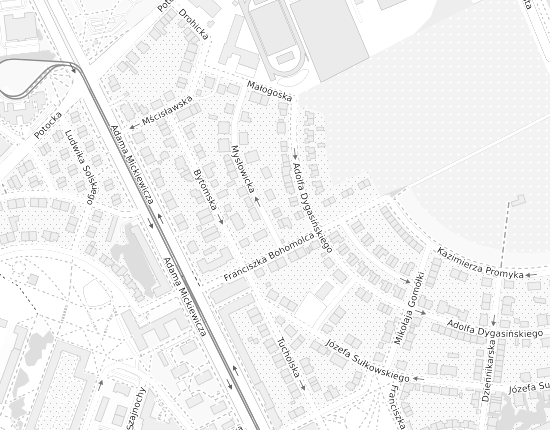 Mapa z adresem organizacji