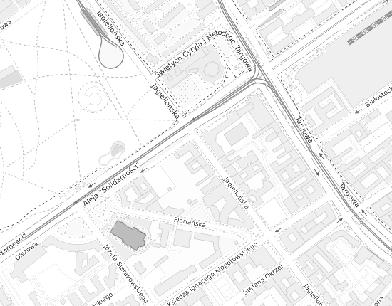 Mapa z adresem organizacji