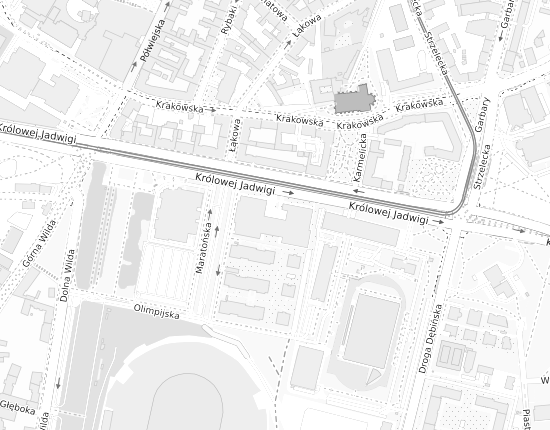 Mapa z adresem organizacji