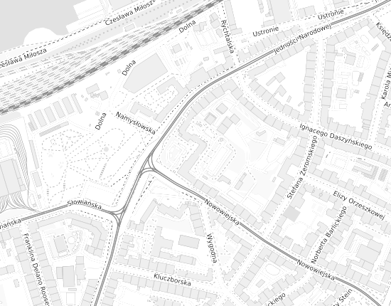 Mapa z adresem organizacji