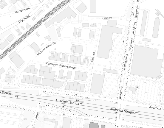 Mapa z adresem organizacji