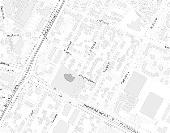 Mapa z adresem organizacji