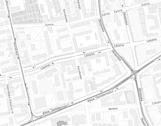 Mapa z adresem organizacji