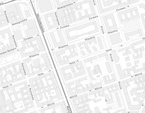 Mapa z adresem organizacji