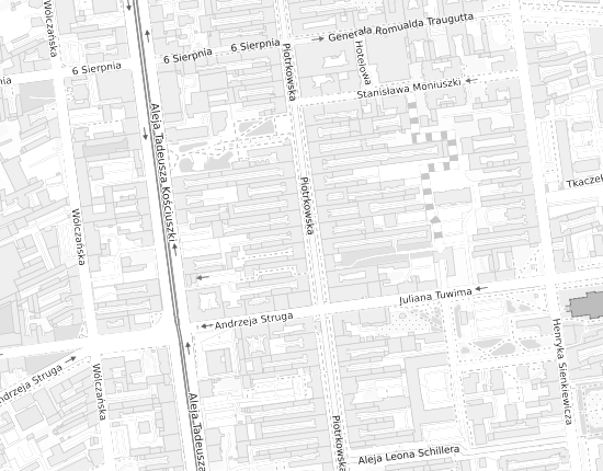 Mapa z adresem organizacji