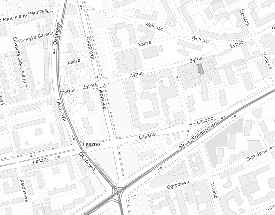 Mapa z adresem organizacji