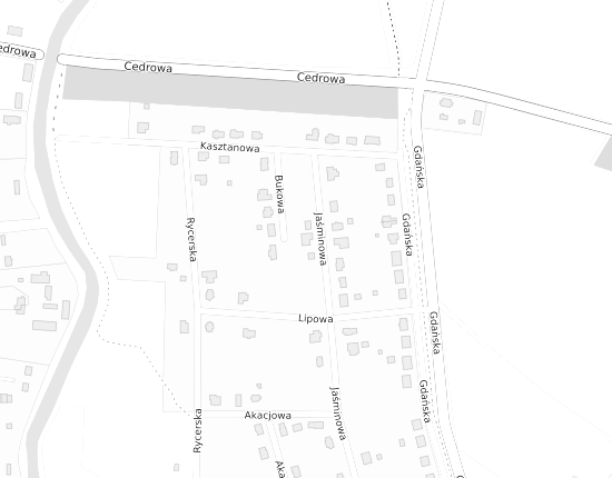 Mapa z adresem organizacji