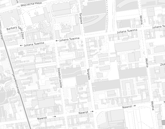 Mapa z adresem organizacji