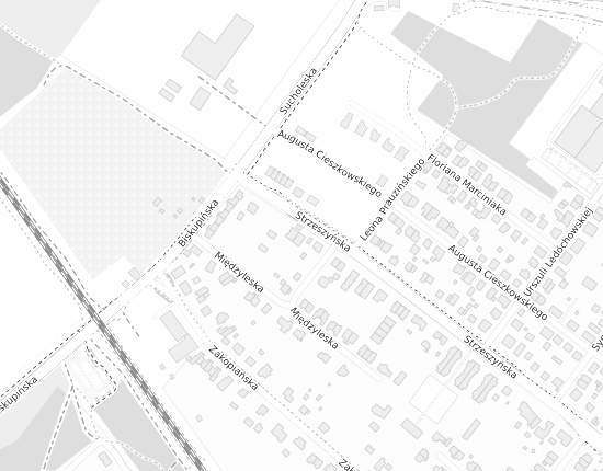 Mapa z adresem organizacji