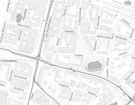 Mapa z adresem organizacji