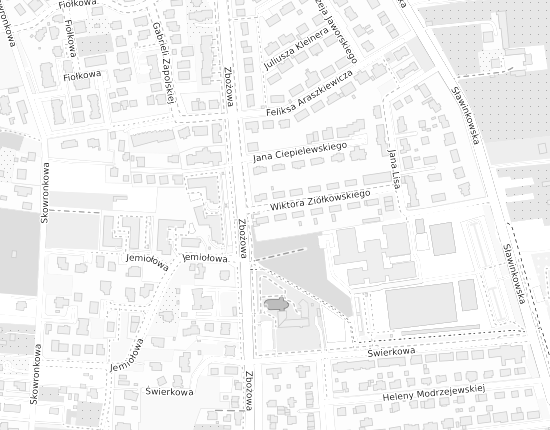 Mapa z adresem organizacji