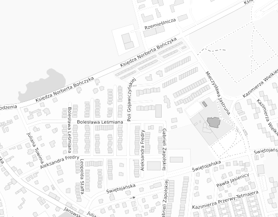 Mapa z adresem organizacji