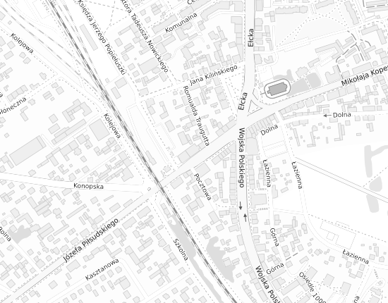 Mapa z adresem organizacji