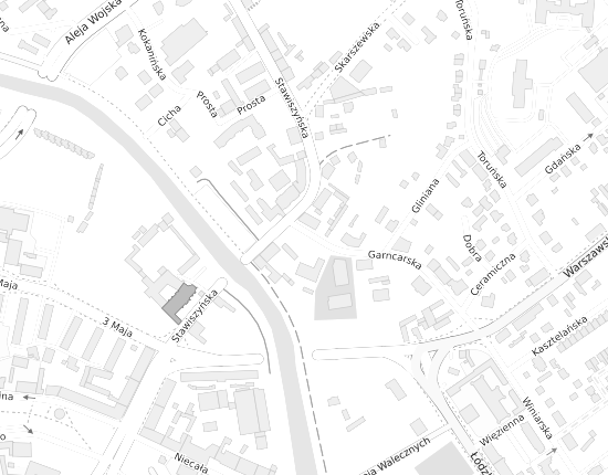 Mapa z adresem organizacji