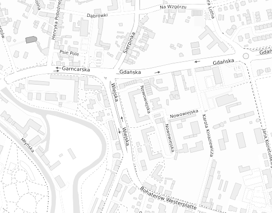 Mapa z adresem organizacji