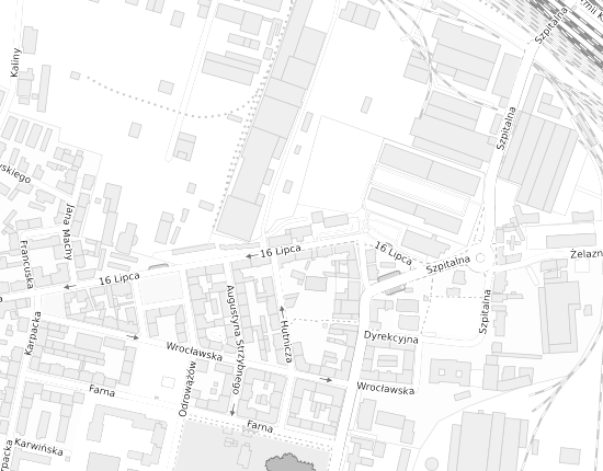 Mapa z adresem organizacji