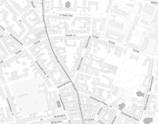 Mapa z adresem organizacji