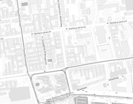Mapa z adresem organizacji