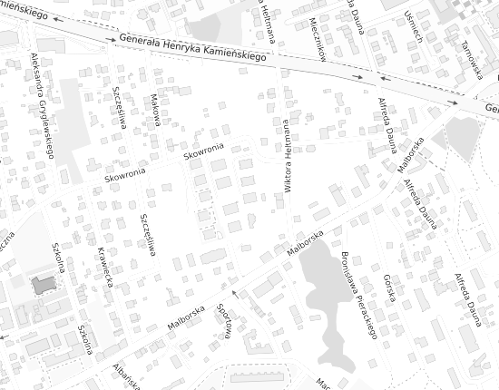 Mapa z adresem organizacji